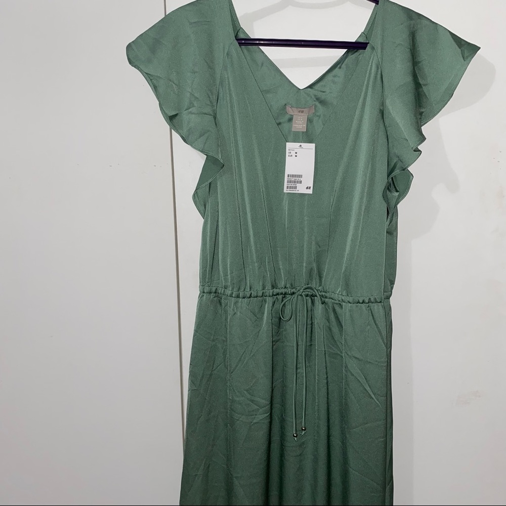Sage green dress